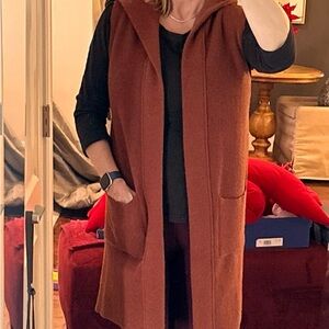 Joie Terracotta Knit Vest